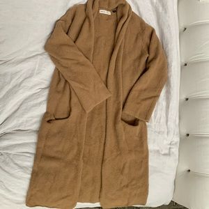 Anthro - sleeping in Snow Duster Cardigan